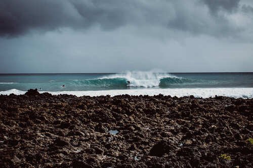 Surfers in Lanzarote